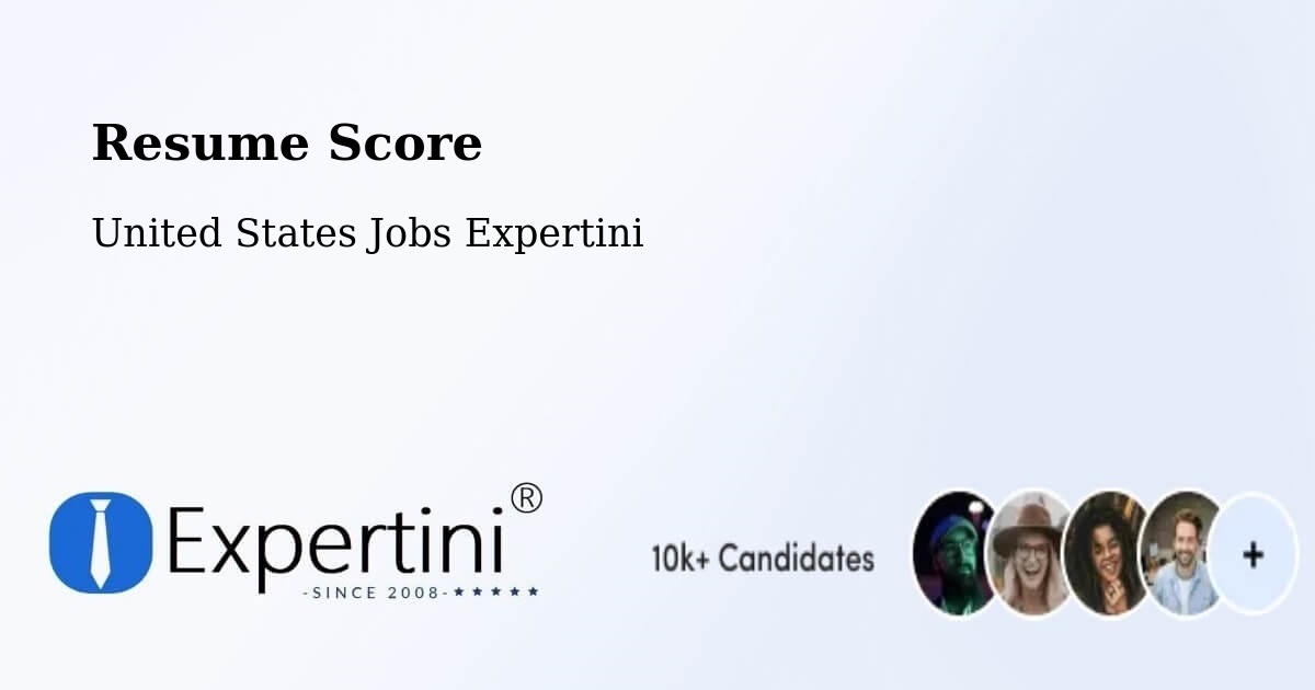 Resume Score & Job Description Match Tool – Hewitt - United States Jobs Expertini